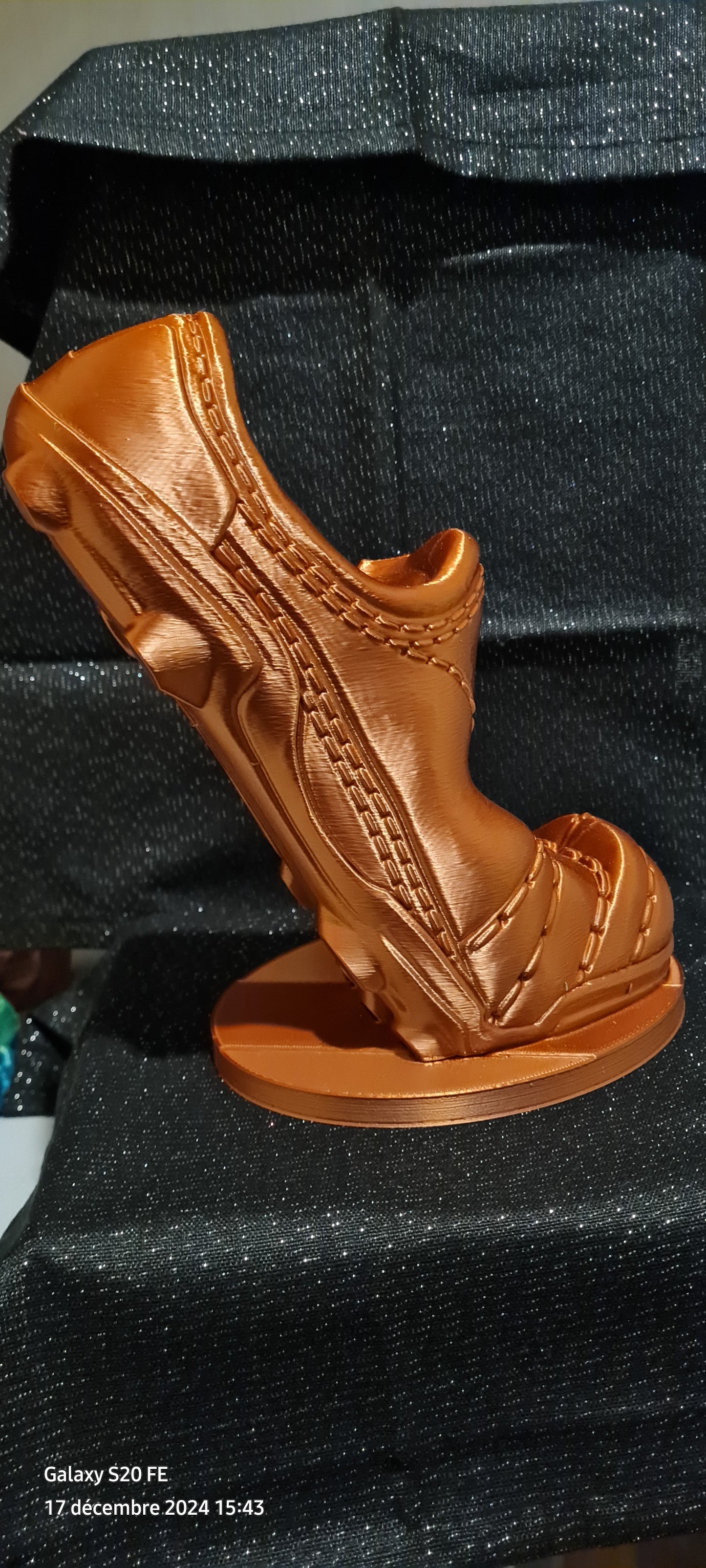 Support manette chaussure de foot