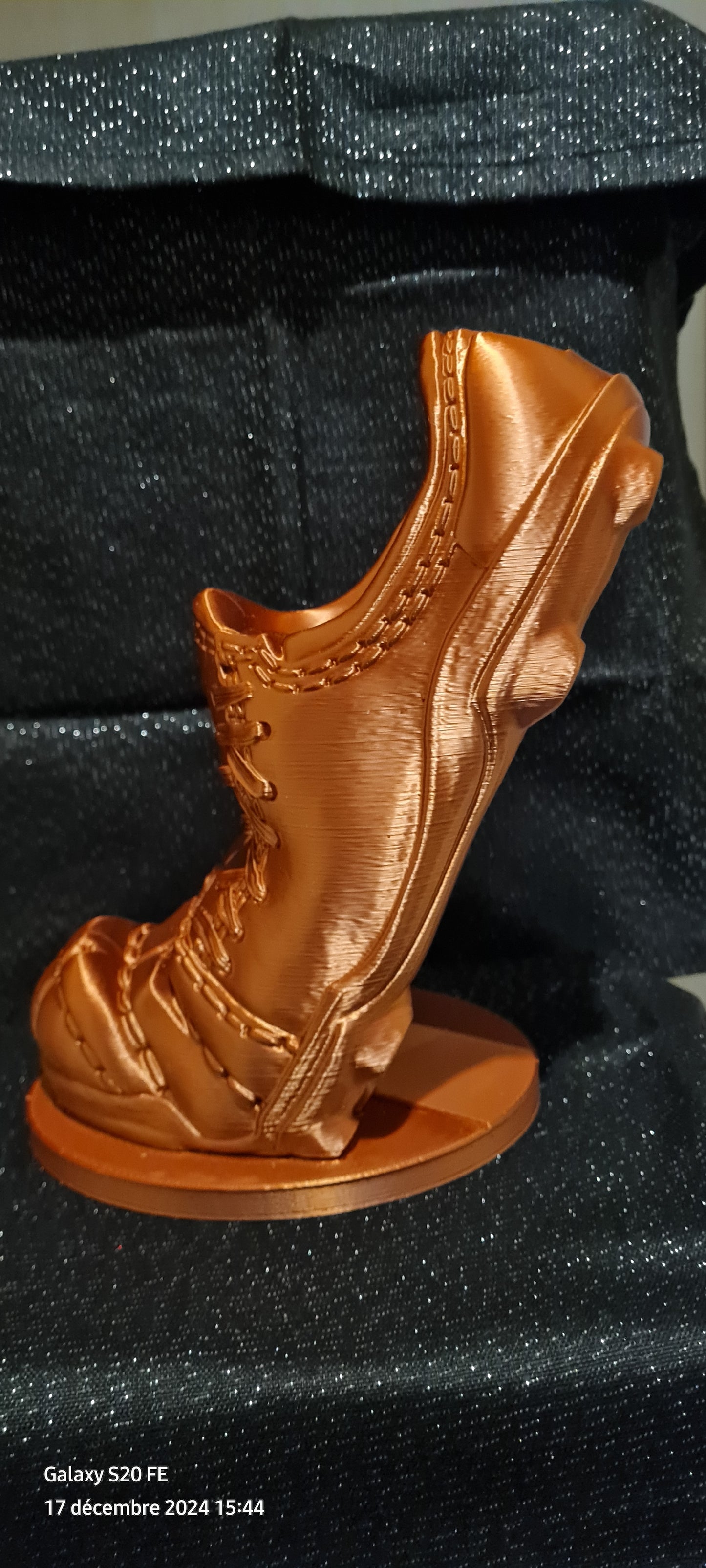 Support manette chaussure de foot