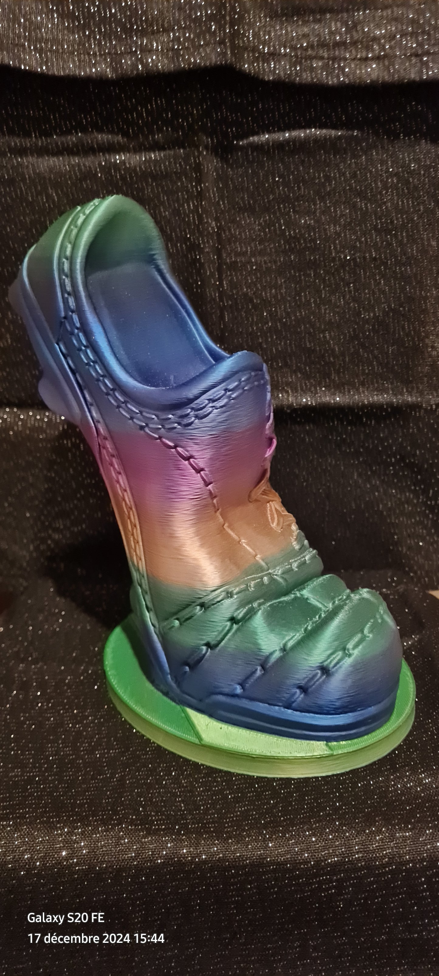 Support manette chaussure de foot