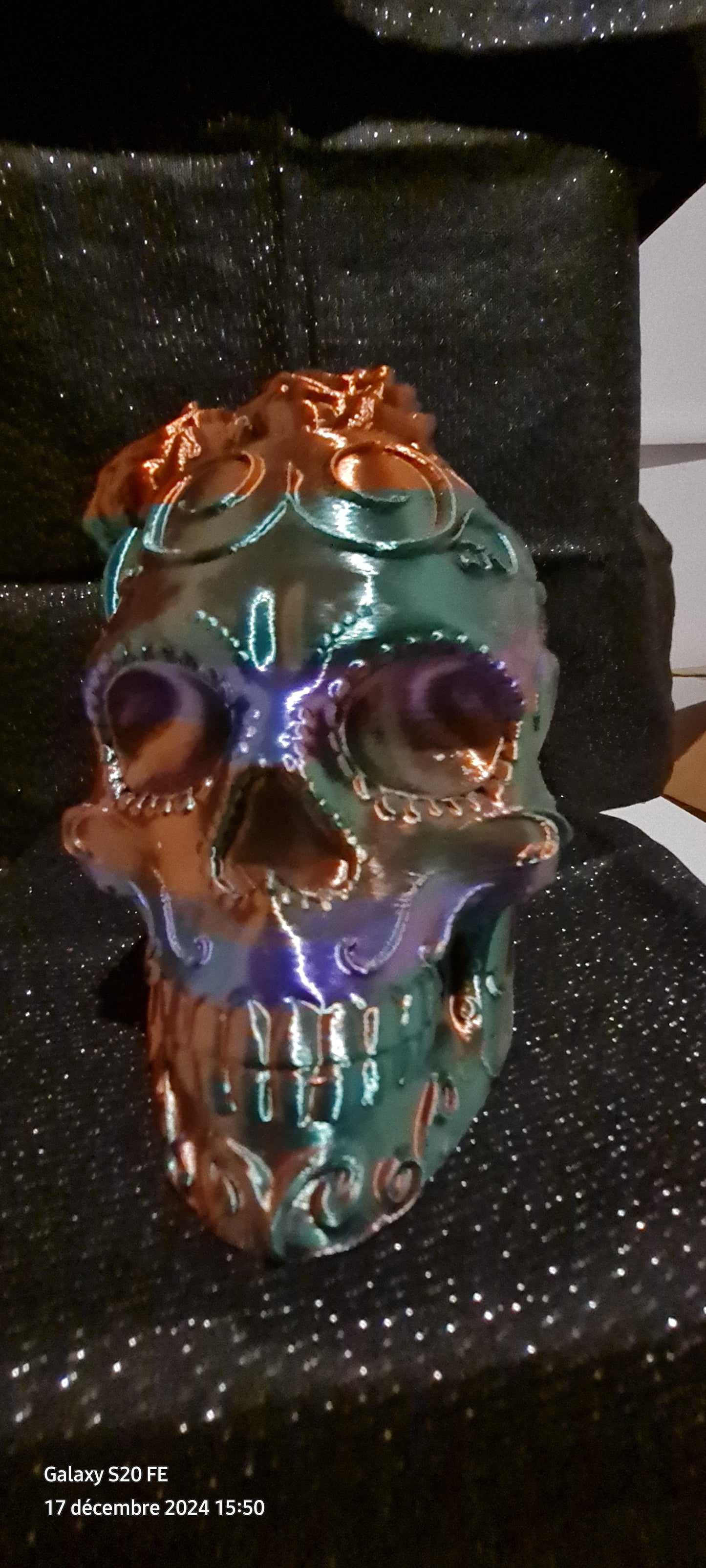 Tête de mort1 multicolore