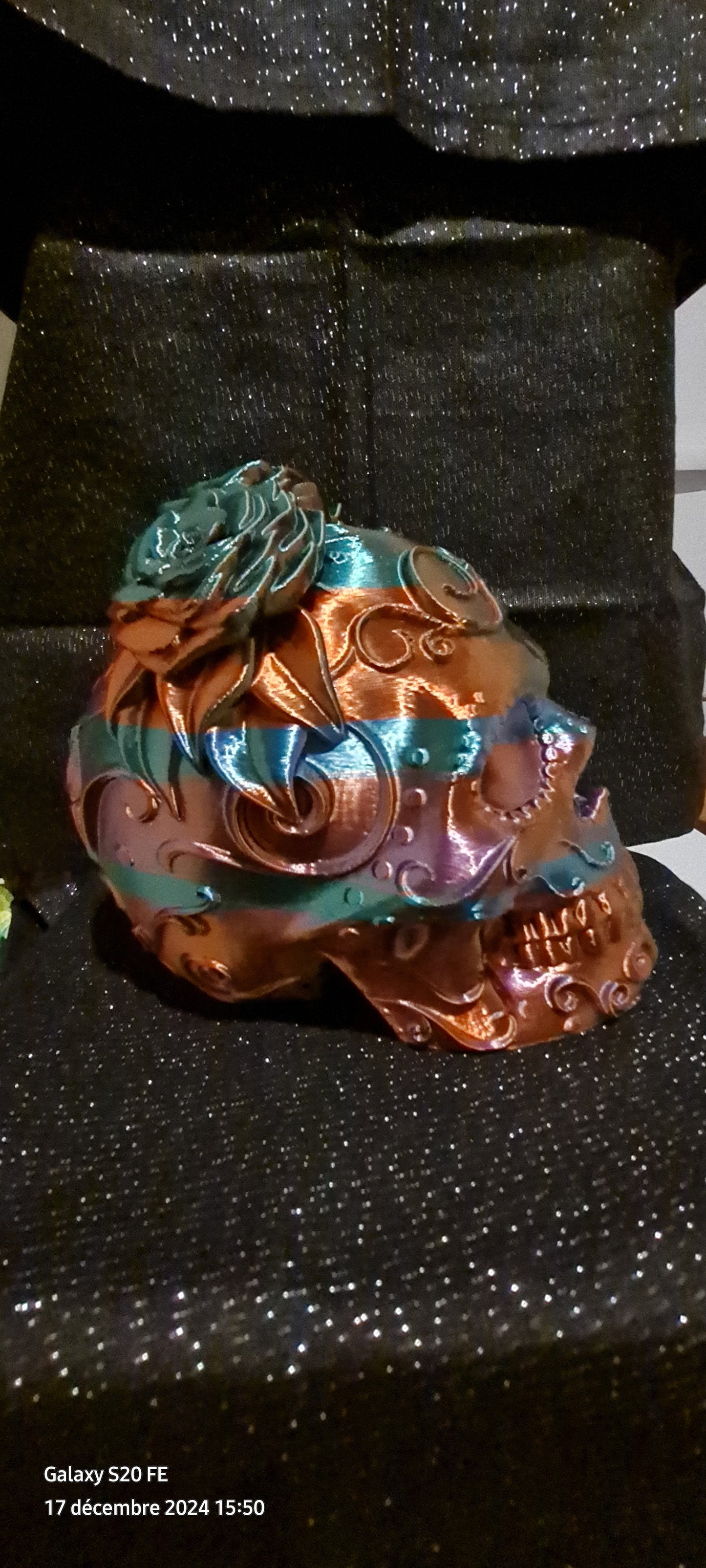 Tête de mort1 multicolore