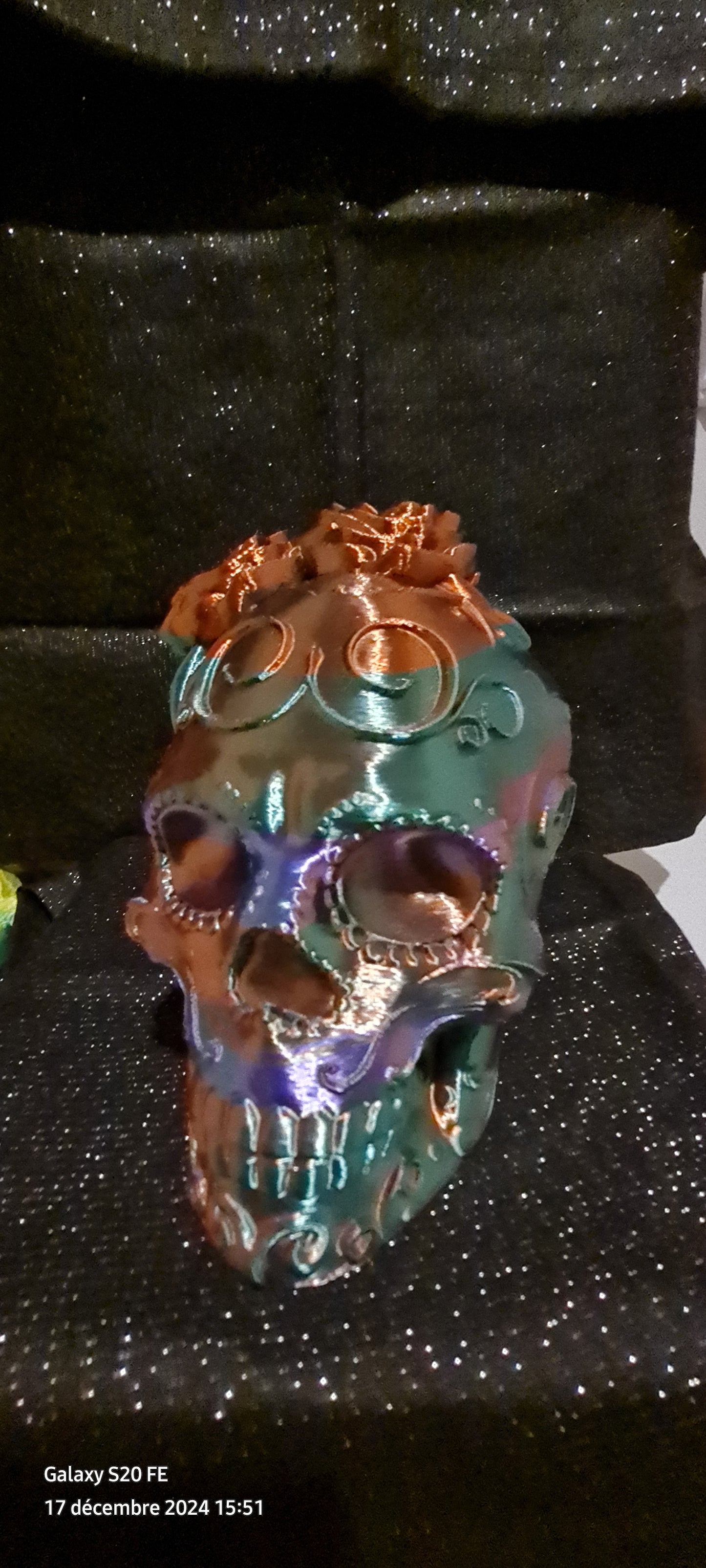 Tête de mort1 multicolore