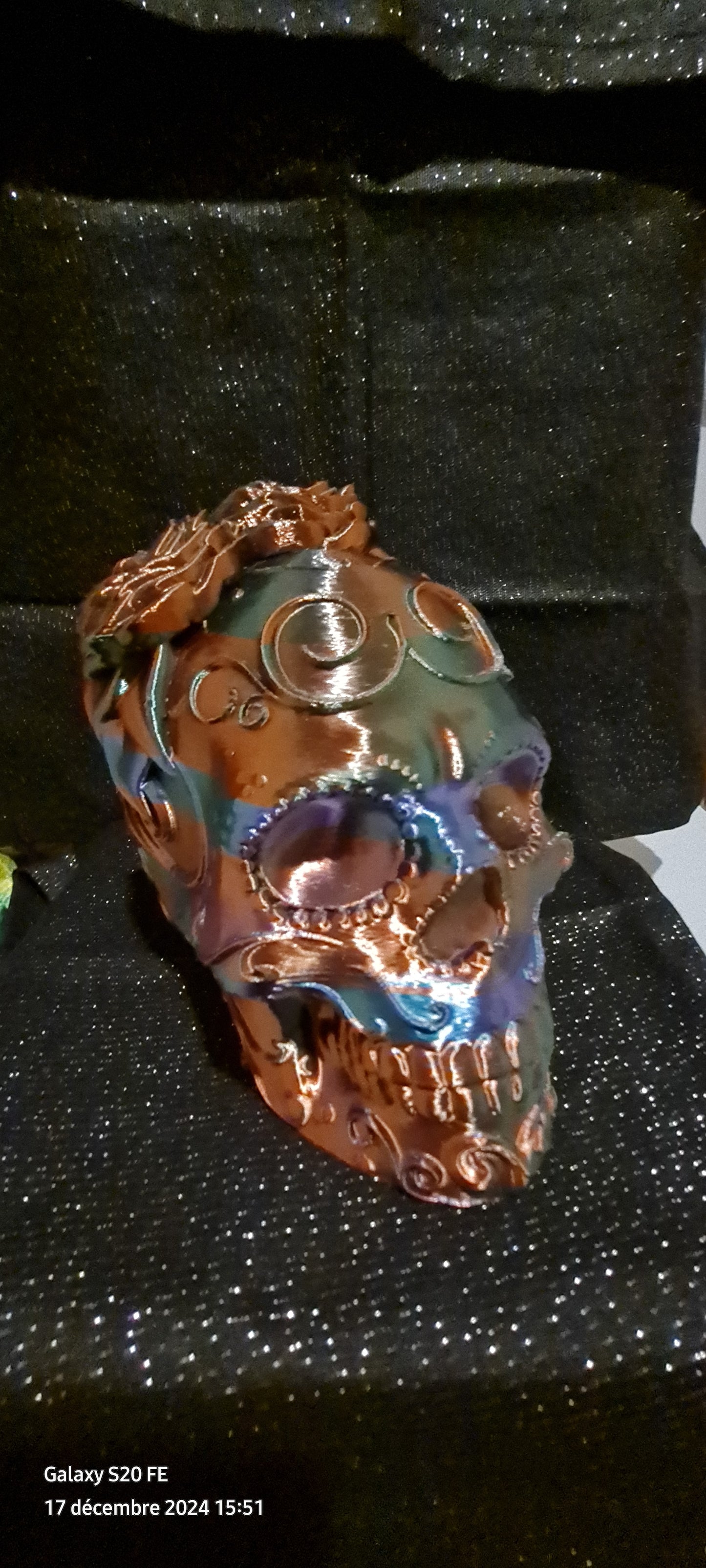 Tête de mort1 multicolore