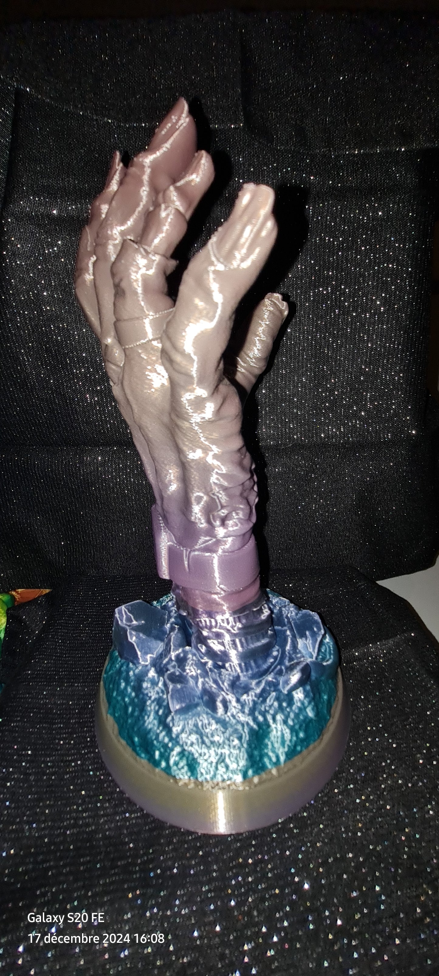 support manette main zombi