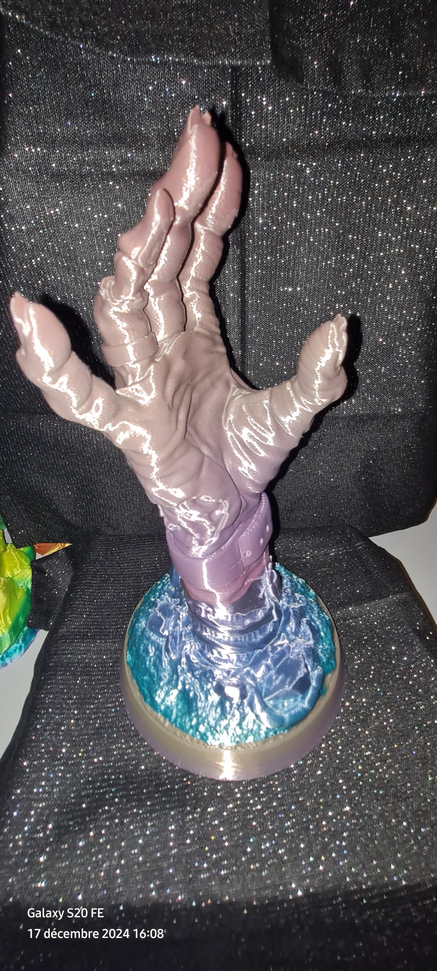support manette main zombi