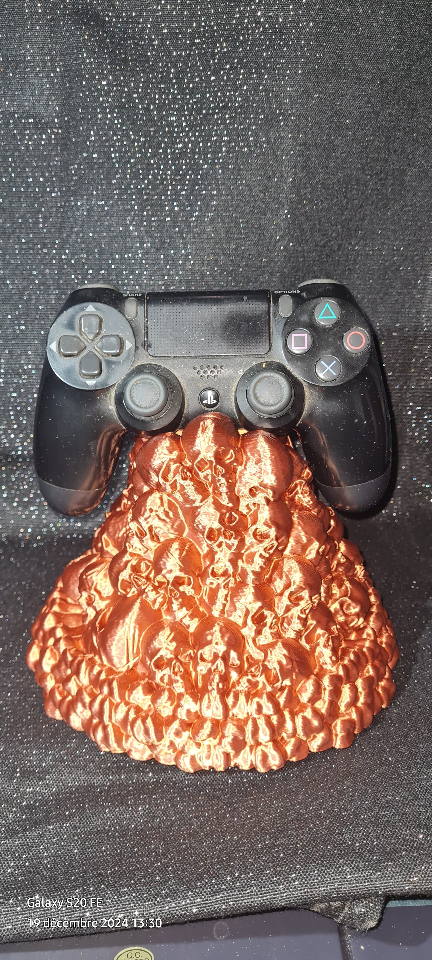 Support manette crane
