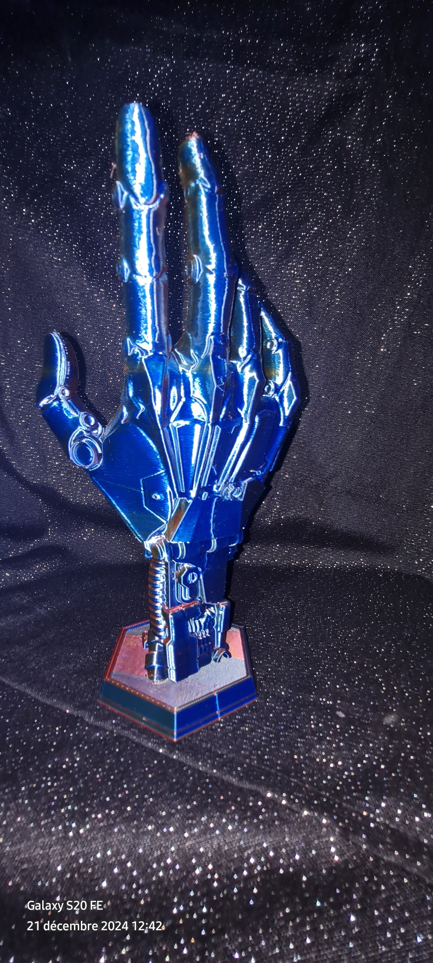 Support manette main robot