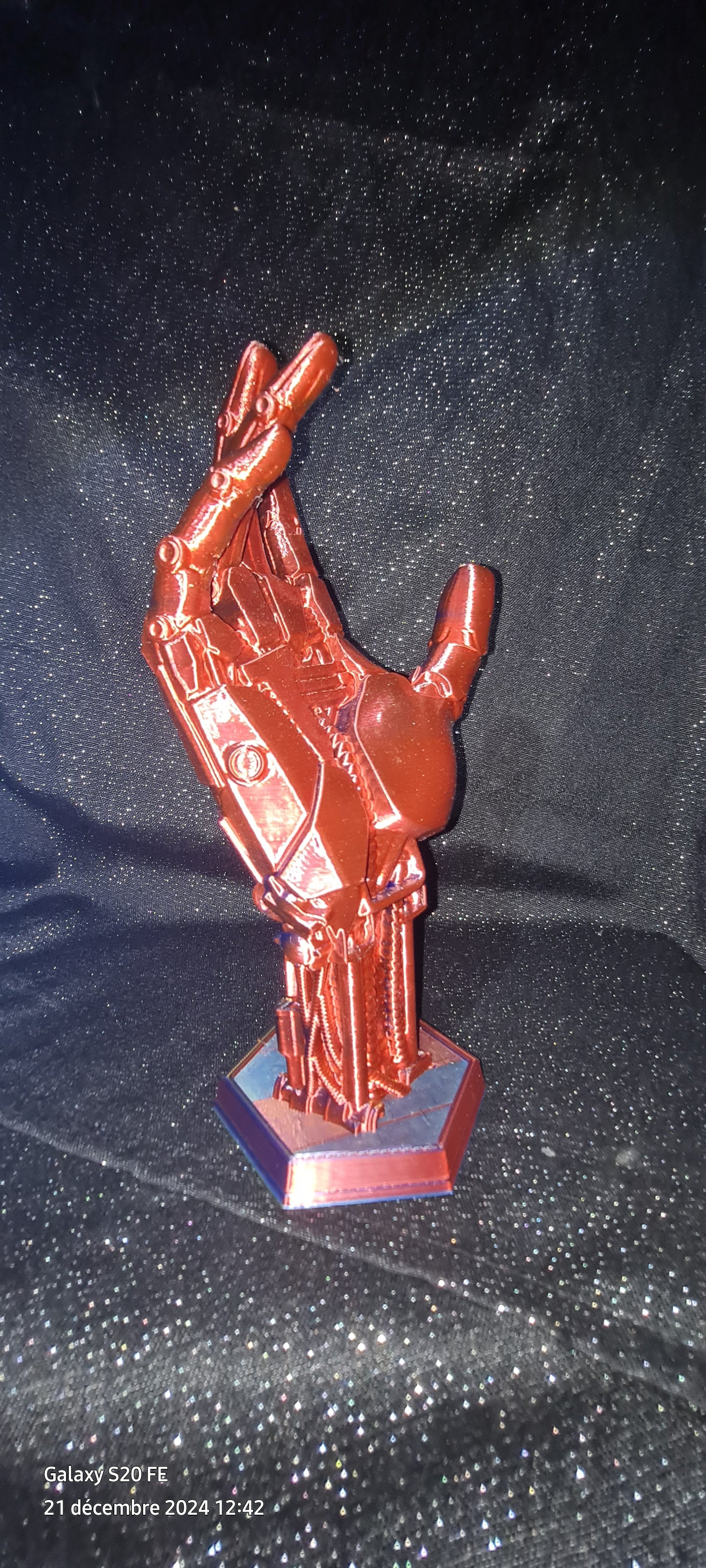 Support manette main robot