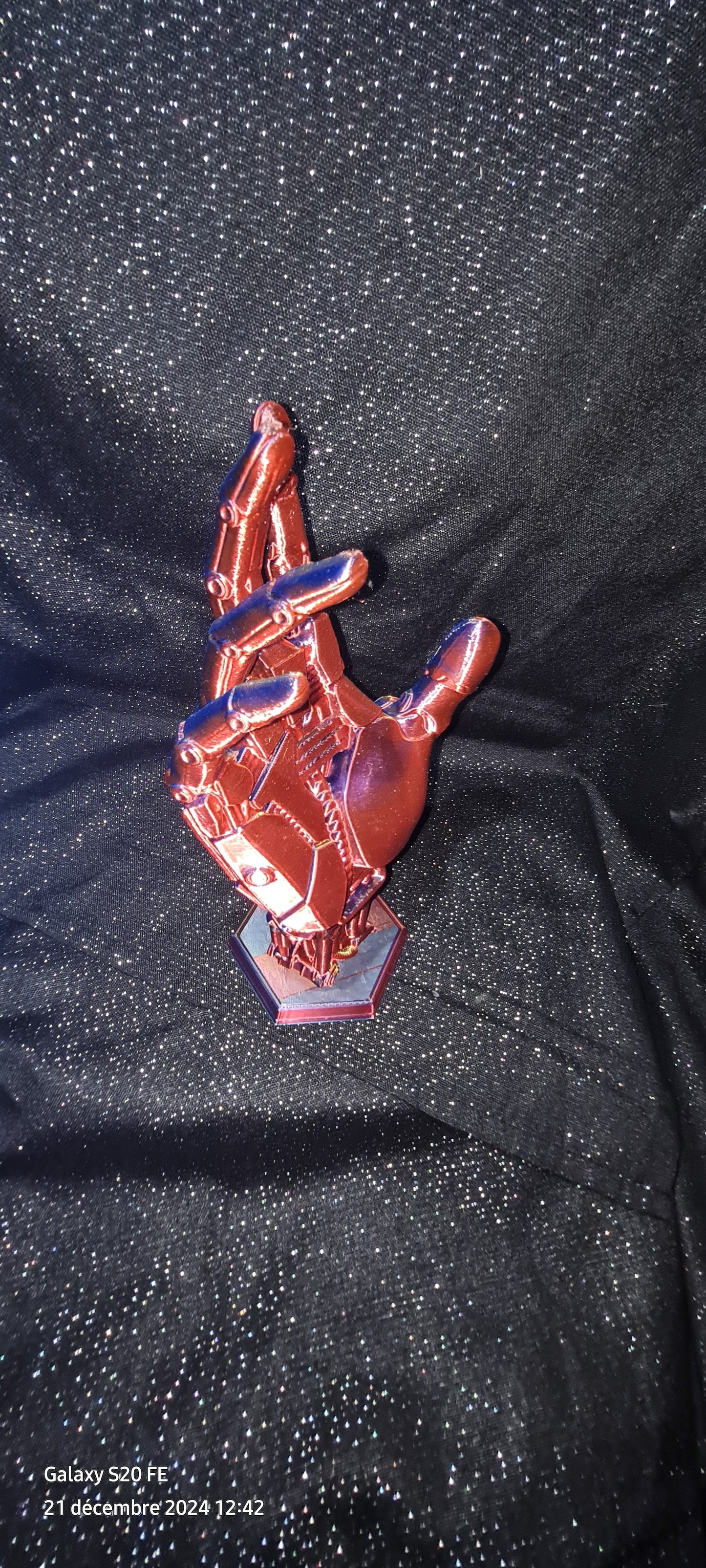 Support manette main robot