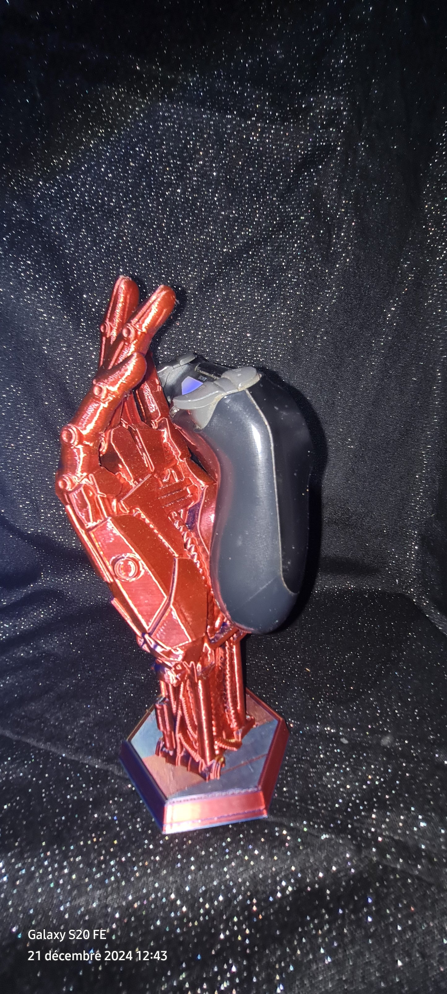 Support manette main robot