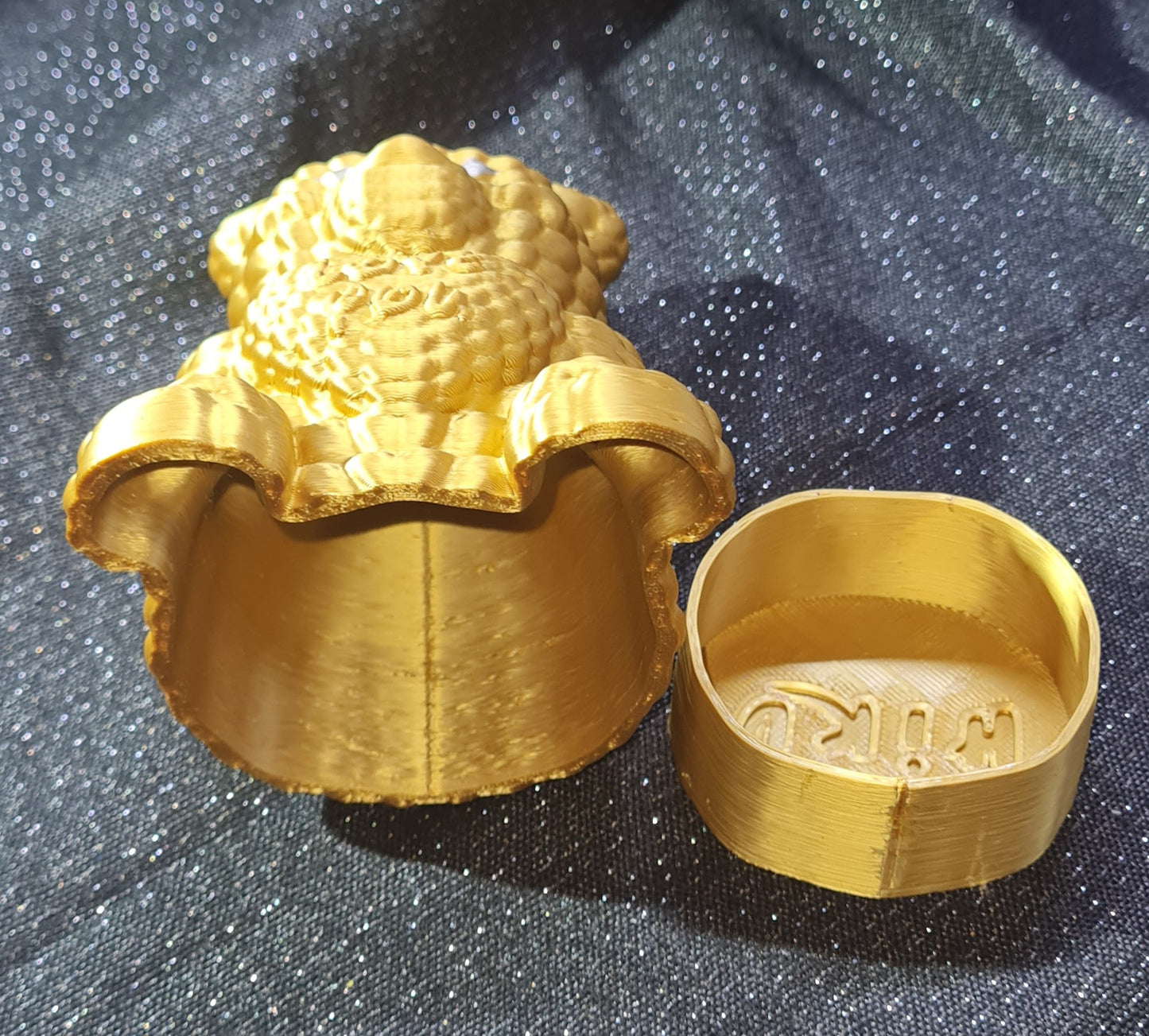 Boite a bijoux nounours valentin
