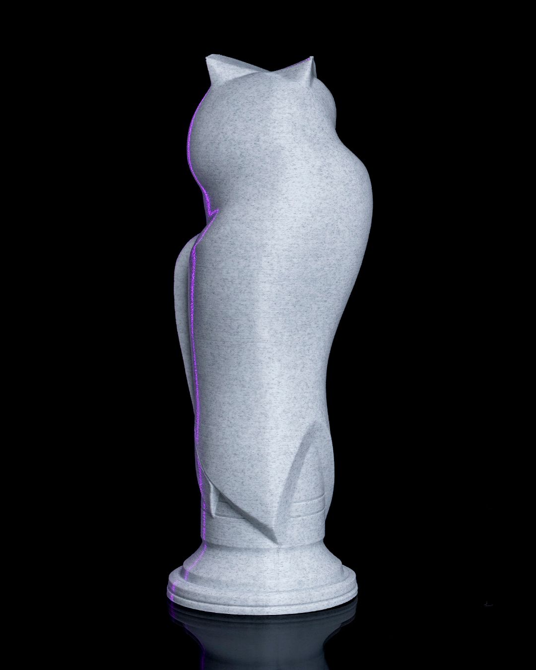 Chouette sculpture