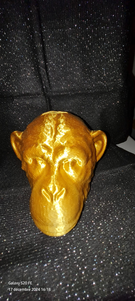 Tirelire singe